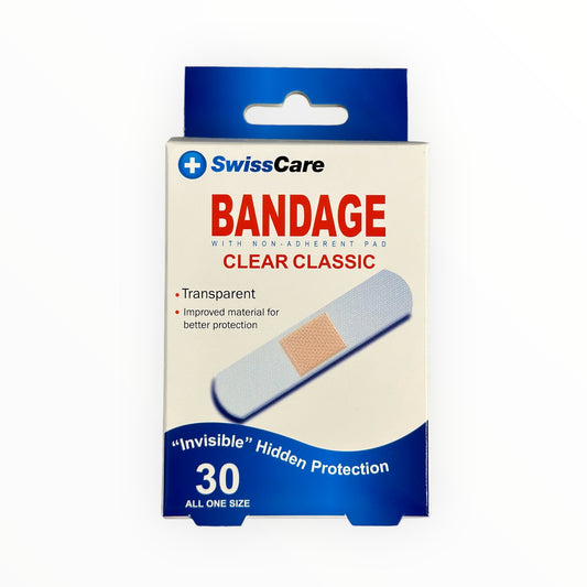 Clear Classic Bandage 30Pcs