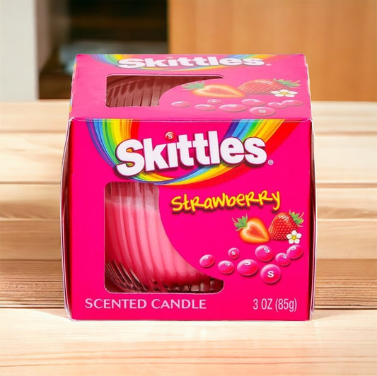 Skittles Scented Candle Strawberry
